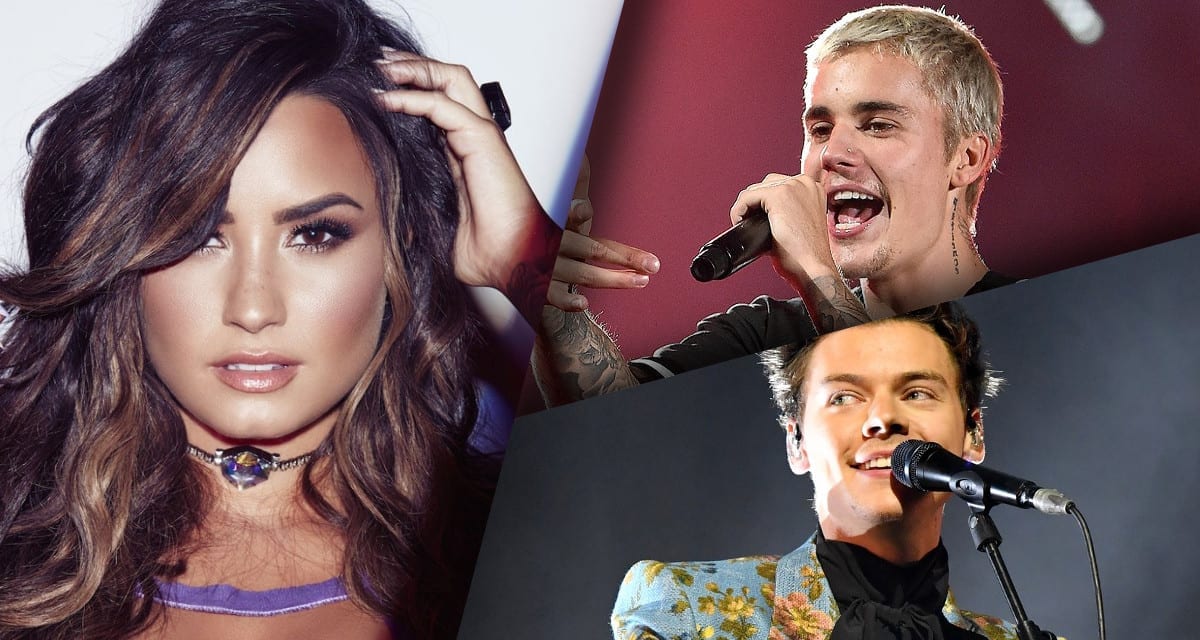 Demi Lovato odbija da poljubi Justina Biebera i Harry Stylesa