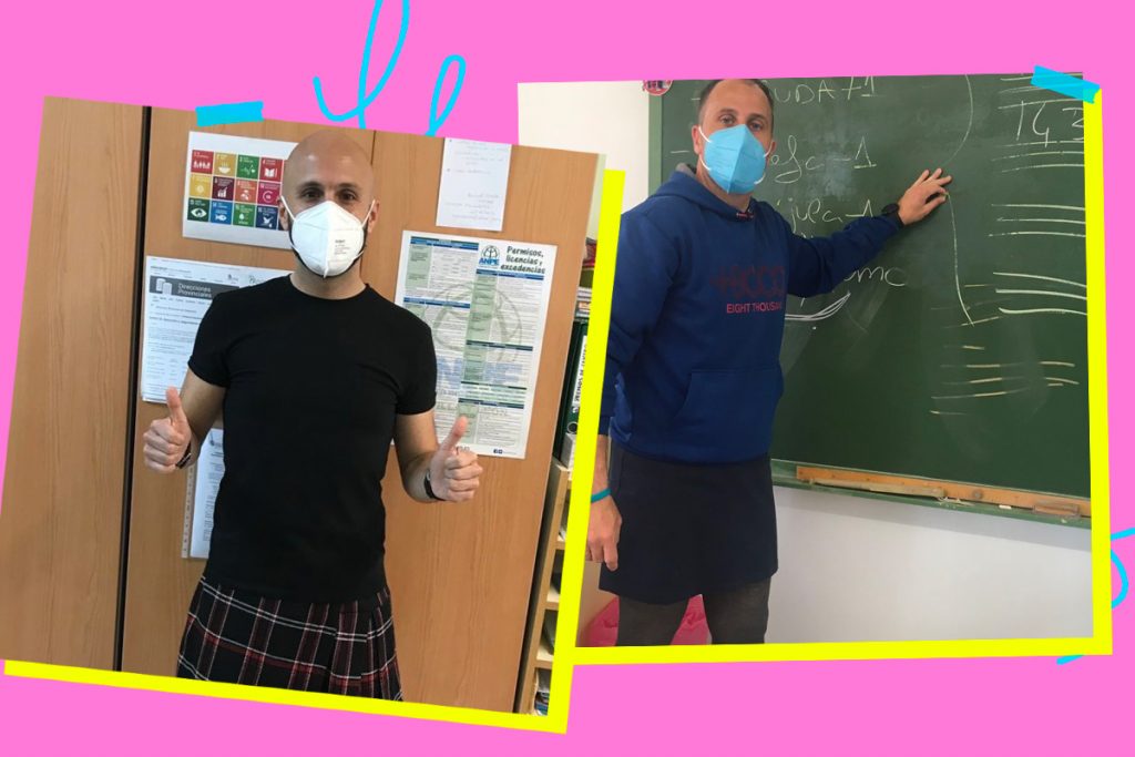 Profesori u Španiji nosili suknje u znak podrške zlostavljanom učeniku