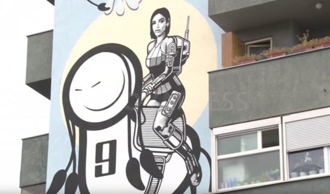 Dua Lipa na rodnom Kosovu dobila herojski grafit