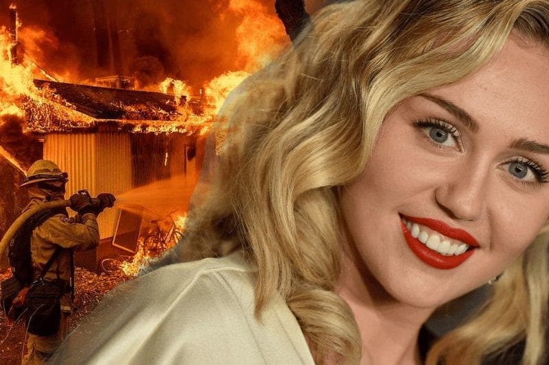 Kuća Miley Cyrus izgorela do temelja u požarima u Kalifoniji